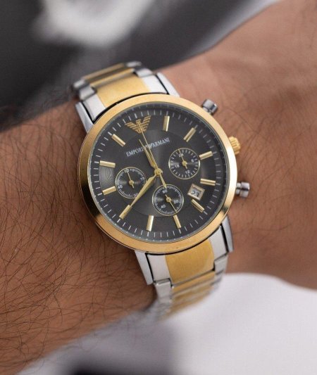 שעון ARMANI יוקרתי + קופסה איכותית