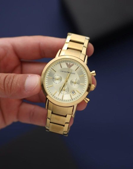 שעון ARMANI יוקרתי + קופסה איכותית