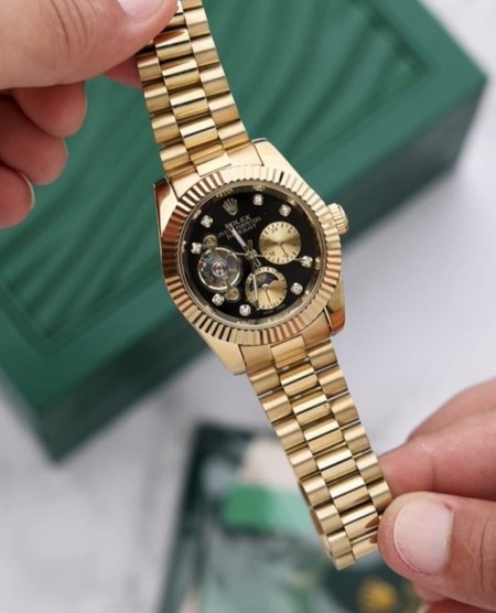 שעון רולקס יוקרתי + קופסה איכותית