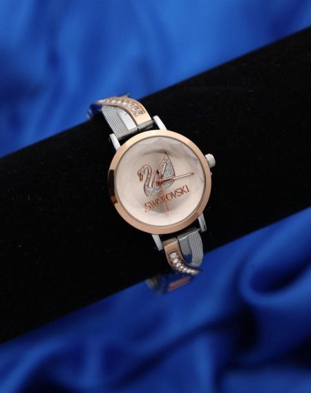 שעון Swarovski יוקרתי + קופסה איכותית