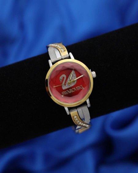 שעון Swarovski יוקרתי + קופסה איכותית